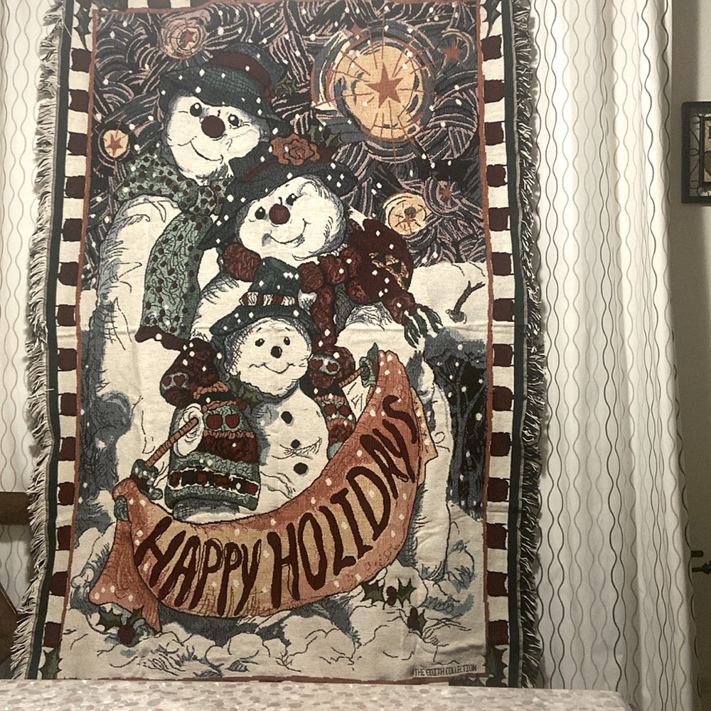 Goodwin Weavers Tapestry Throw 100% cotton. New.